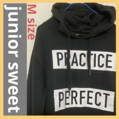 良品junior sweet パーカー ゆったり M カジュアル おしゃれ