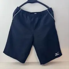 【美品】ミズノ　ネイビー ショートパンツ Oサイズ