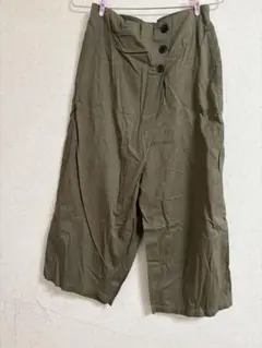美品　レディース　古着　カーキ　パンツ　ズボン　オシャレ　秋　カーゴパンツ