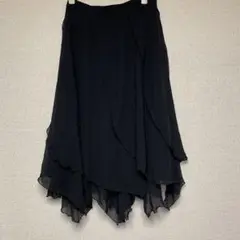 CHACOTT ROYAL DANCE 黒 シフォンスカート