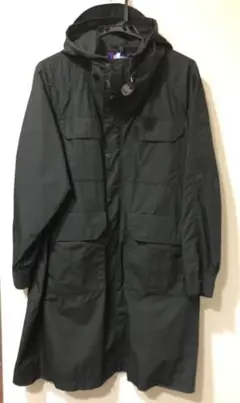 ノースフェイスパープルレーベル マウンテンコート黒S クリーニング撥水加工済