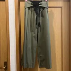 お値下げ　ZARAウエストリボンパンツ