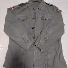70s 古着 ドイツ軍 vintage モールスキンジャケット M カーキ