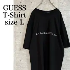 GUESS UNI S/SLV TEE SHIRT４ Tシャツ　黒 サイズL