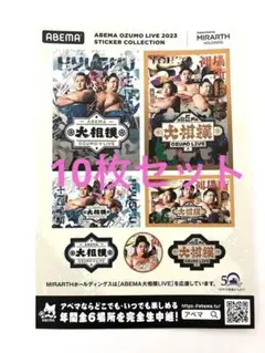 大相撲 ステッカー 力士 貴景勝 玉鷲 阿炎 高安 Abema アベマ 非売品