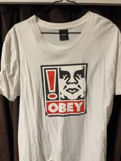 OBEY グラフィックプリント Tシャツ L ホワイト