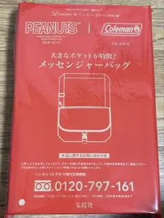 リンネル付録 コールマン メッセンジャーバッグ