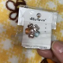14KGF キャッツアイ スワロフスキー ピンバッジ