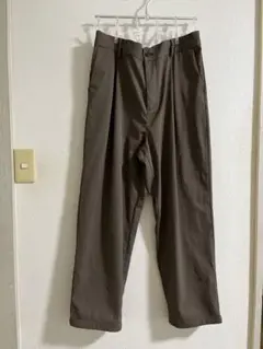 無印良品　撥水ストレッチタックワイドパンツレディース　XL