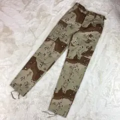 新品未使用 デッドストック M アメリカ軍 ミリタリーパンツ カモフラ 総柄 茶