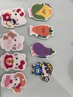 フェルトワッペン 8個セット ハローキティ