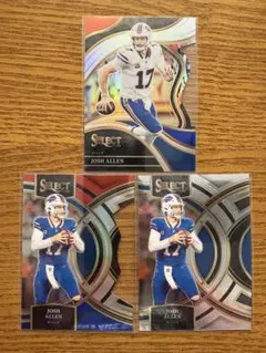 Josh Allen NFL トレーディングカード 3枚セット