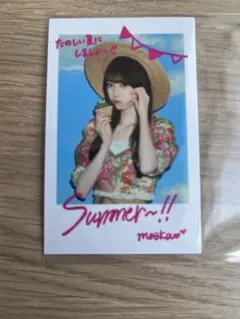 乃木坂 矢田萌華　NOGI CAFE 乃木カフェ 後期　ポラロイド風ステッカー