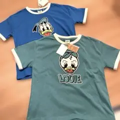 ドナルドダック ルイー Tシャツ 2枚セット