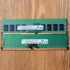 DDR4 メモリ 16GB (8GBx2) PC4-2400T デスクトップ用