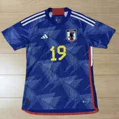 旗手怜央　実使用直筆サイン入りユニフォーム サッカー日本代表ユニフォーム 旗手怜央直筆サイン入り