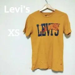 人気✨Levi's 【XS】トラプリント Tシャツ 半袖 夏服 イエロー