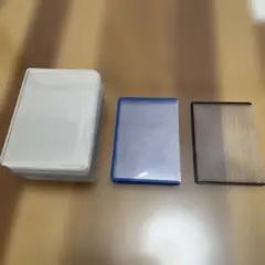 トレカケース 透明 33枚　青5枚　黒1枚セット