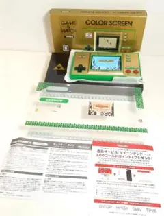 ★動作品★　ニンテンドー　ゲーム&ウオッチ ゼルダの伝説　箱、説明書付属