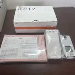 au 簡単ケータイ K012 ホワイト 本体