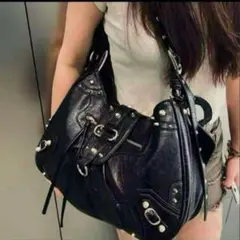 Vintage color style shoulder orb bag
