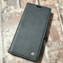 Galaxy S21 ケース 手帳型 ブラック カード収納