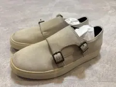 未使用 Z ZEGNA ジーゼニア スエードスニーカー　ダブルモンク