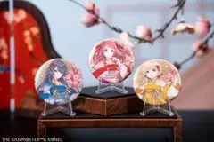 学園アイドルマスター　学マス 上海　梅影霓裳 花海咲季　缶バッジ