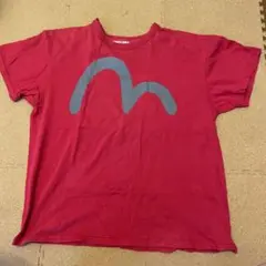 EVISU 赤 Tシャツ サイズ40