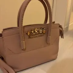 JILL STUART ビジュー付きハンドバッグ
