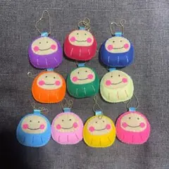 ★フェルトだるまさんお守り ★お守り ★10個セット ★ハンドメイド