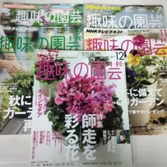 趣味の園芸 2013年 12月号・3月号・7月号 9月号 11月号 5冊セット