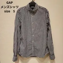 GAP　ギャップ　長袖　メンズ　男性　シャツ　ギンガムチェック