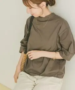 ITEMS URBAN RESEARCH 5ブソデハイネックブラウス