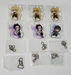 鬼滅の刃　一番くじ　きゅんキャラ　アクリルチャーム　義勇　しのぶ　善逸