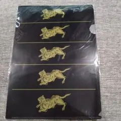 【新品未使用】クリアファイル　虎柄