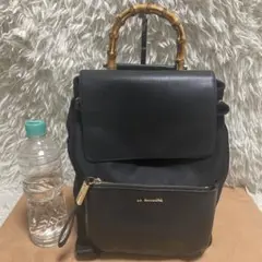 極美品 LA BAGAGERIE ラバガジェリー リュック レザー切替 2way