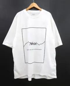 NANGA ナンガ DRY MIX FRAME LOGO TEE