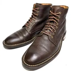 COLE HAAN レザーブーツ 26cm ストレートチップ しぼ皮