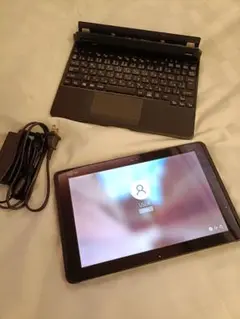 【新品同様】FUJITSU ARROWS Tab Q507 本体＋キーボード付き