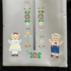 トールペイント　くま　ソフトパックティッシュカバー