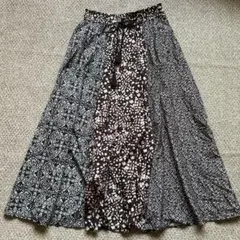 Fanaka パッチワーク ロングスカート