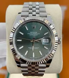 ROLEX DATEJUST グリーン文字盤