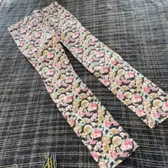 花柄 スキニーパンツ サイズ表示L 総柄パンツ