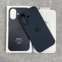 「新品未使用」iPhone 16 シリコンケース ブラック MagSafe