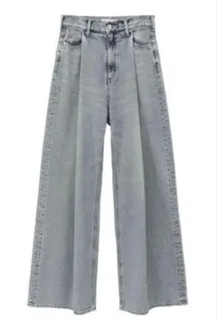 広瀬すず×CLANE TUCK WIDE DENIM PANTS