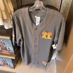 【新品】ディズニーランドリゾート限定　70周年 ハロウィン ベースボールシャツS