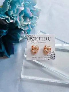 【匿名配送】本物のお花が入った ピアス　イヤリング