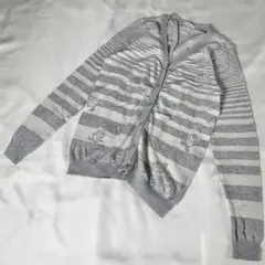 Hysteric Glamour ファックベアー ボーダー カーディガン