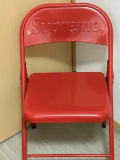 Supreme Metal Folding Chair RED